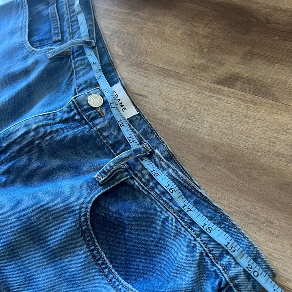 NWT Frame Le Jane Crop Raw Fray Hem Straight Jeans - Picture 10 of 15